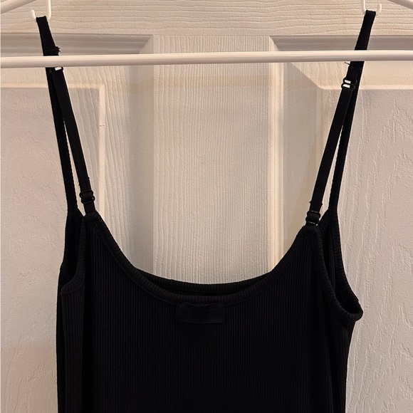 Skims Soft Lounge Long Slip Dress in Onyx size Small - Picture 7 of 11